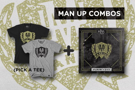 MAN UP COMBO (CD + DVD + Tee)