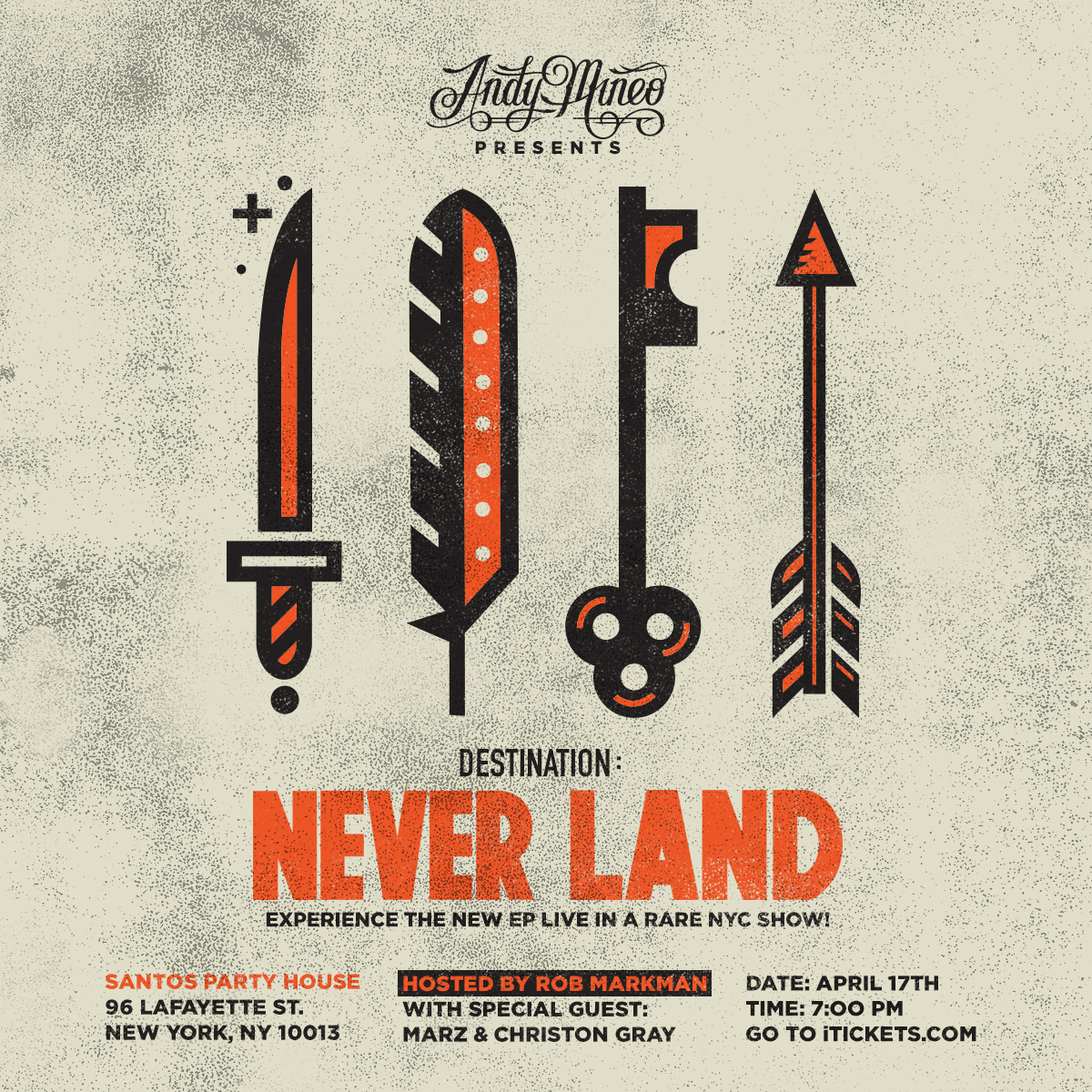 Andy Mineo X NYC show X Destination: Never Land