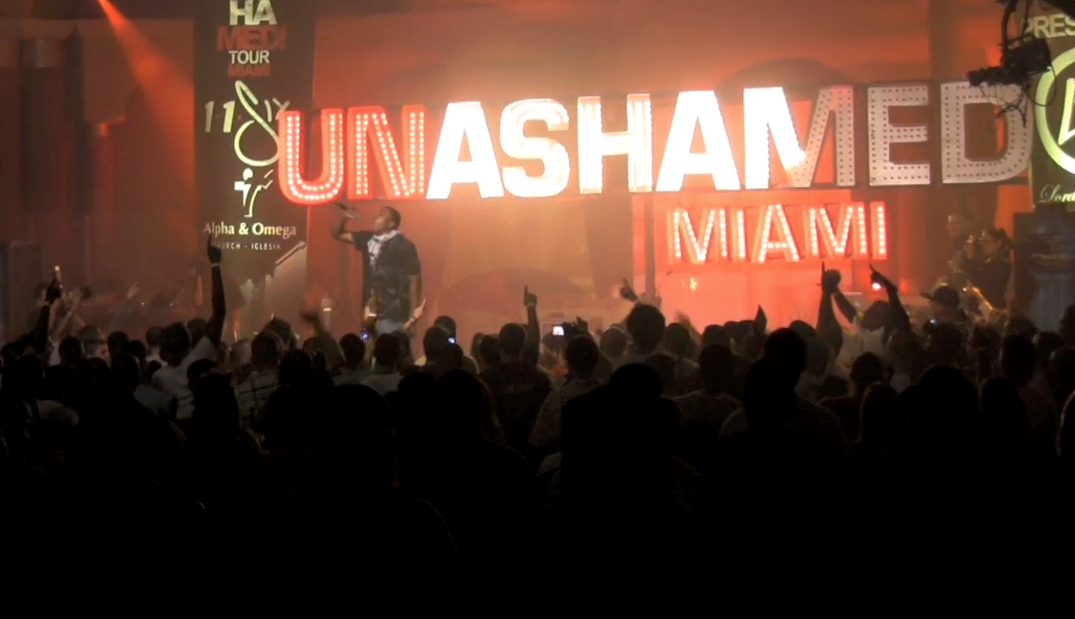 Video Clips from the UNASHAMED Tour in Miami!